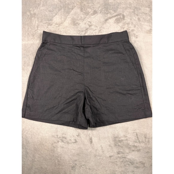 Banana Republic Pants - Banana Republic Linen Blend Pull-On Shorts Women's M Black